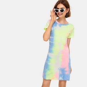Tie Dye Shirt Dress